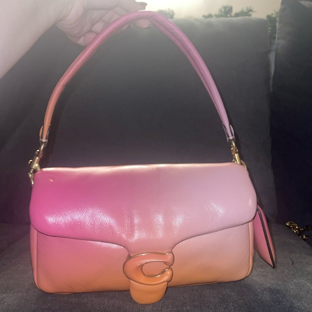 Coach Pillow Tabby pink ombré size 26